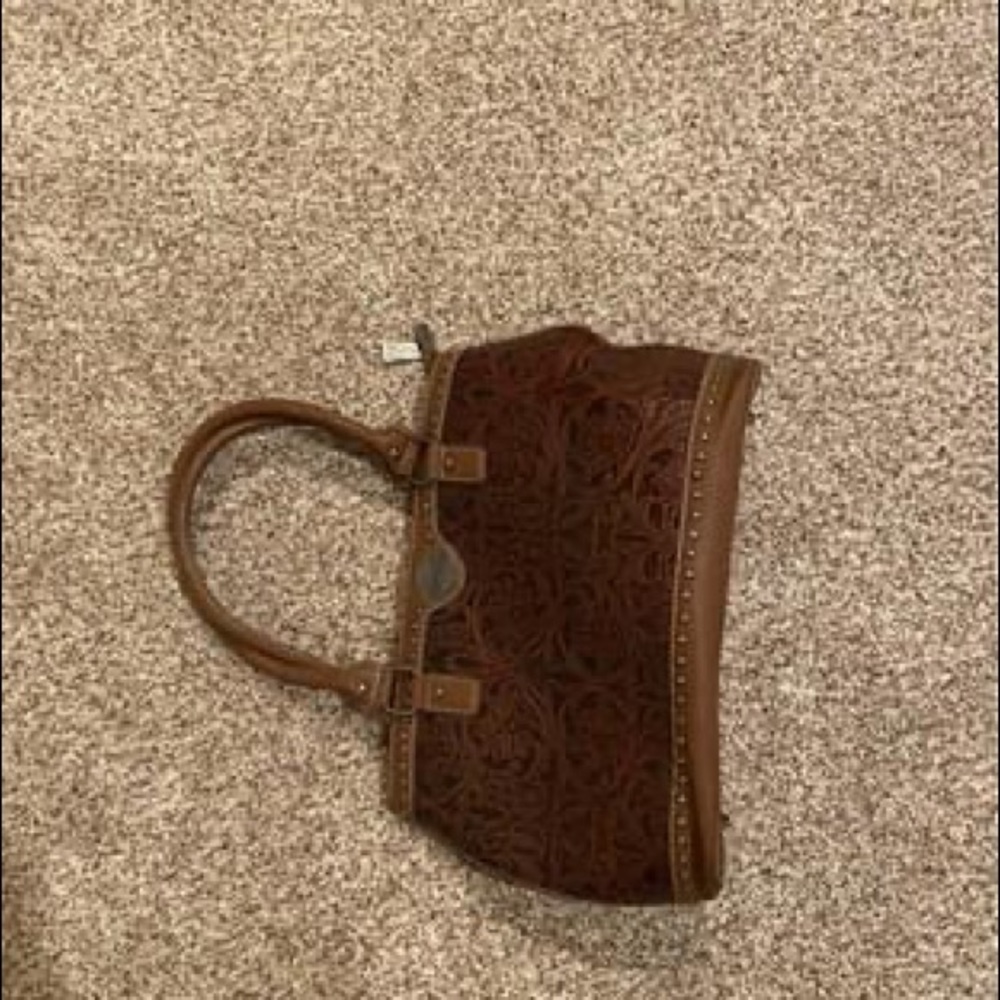 Embossed purse